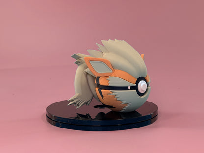 Arcanine Inspired Ball - Side
