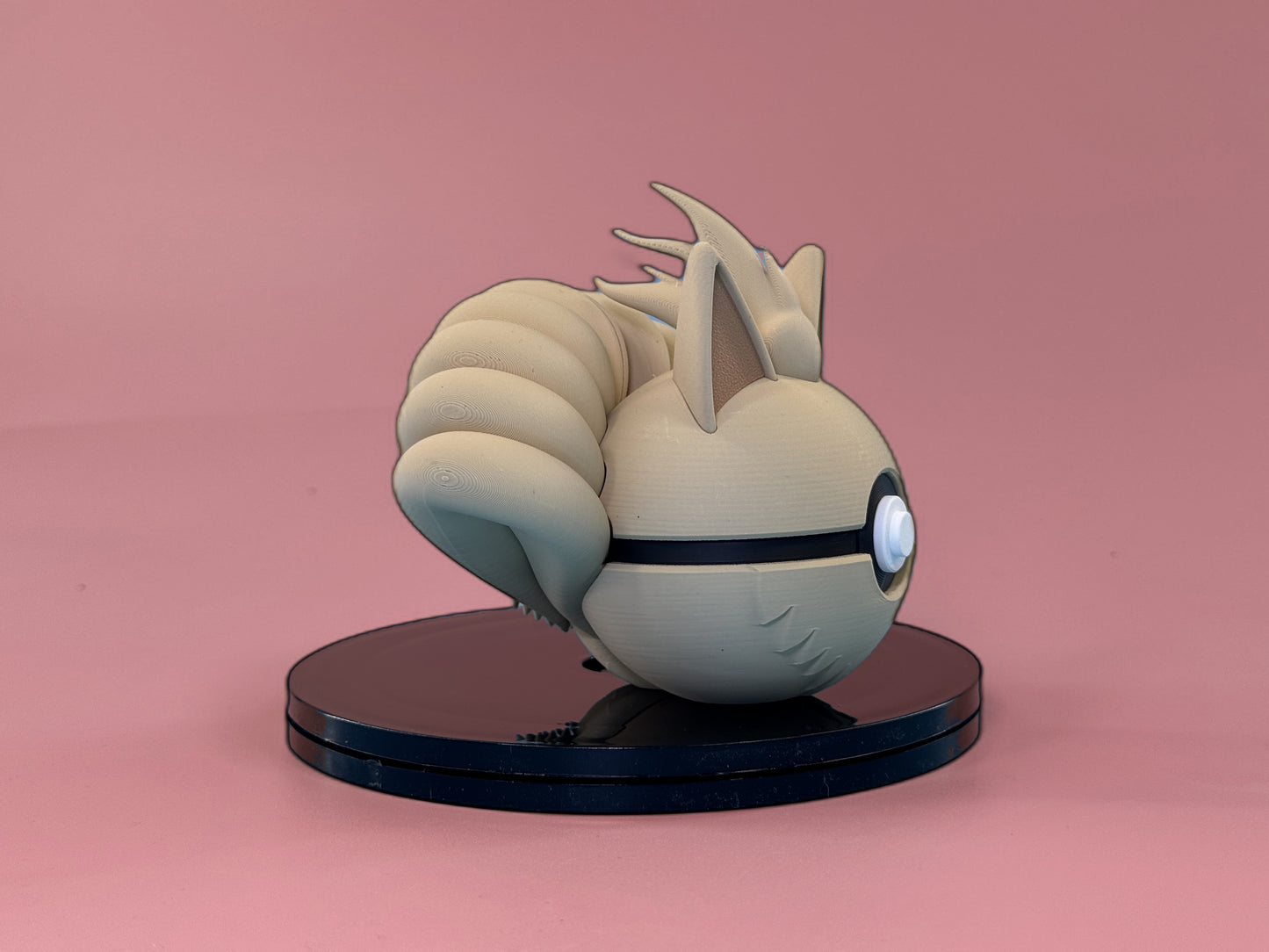 Ninetales Inspired Ball - Side View