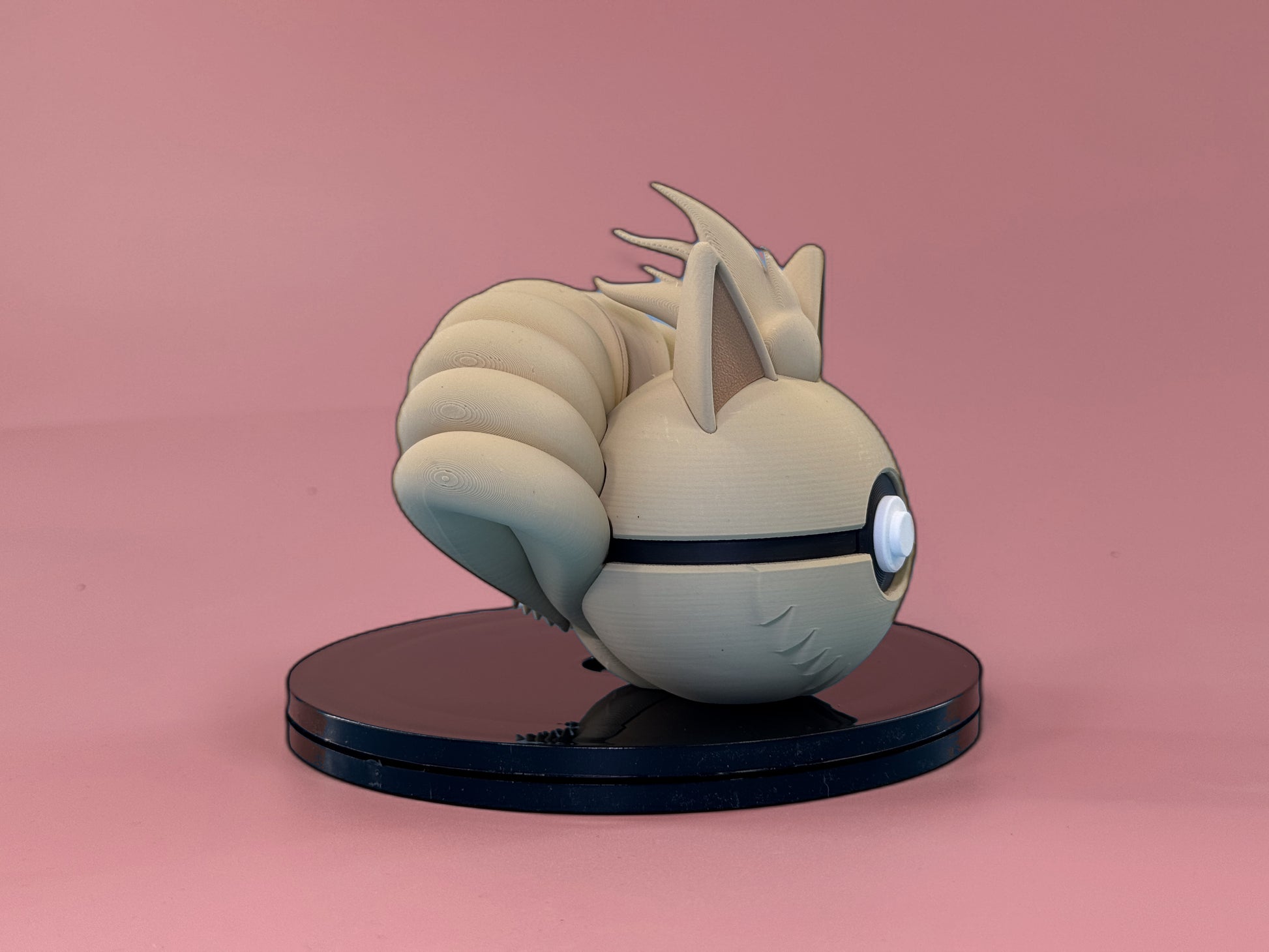 Ninetales Inspired Ball - Side View
