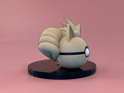 Ninetales Inspired Ball - Side View