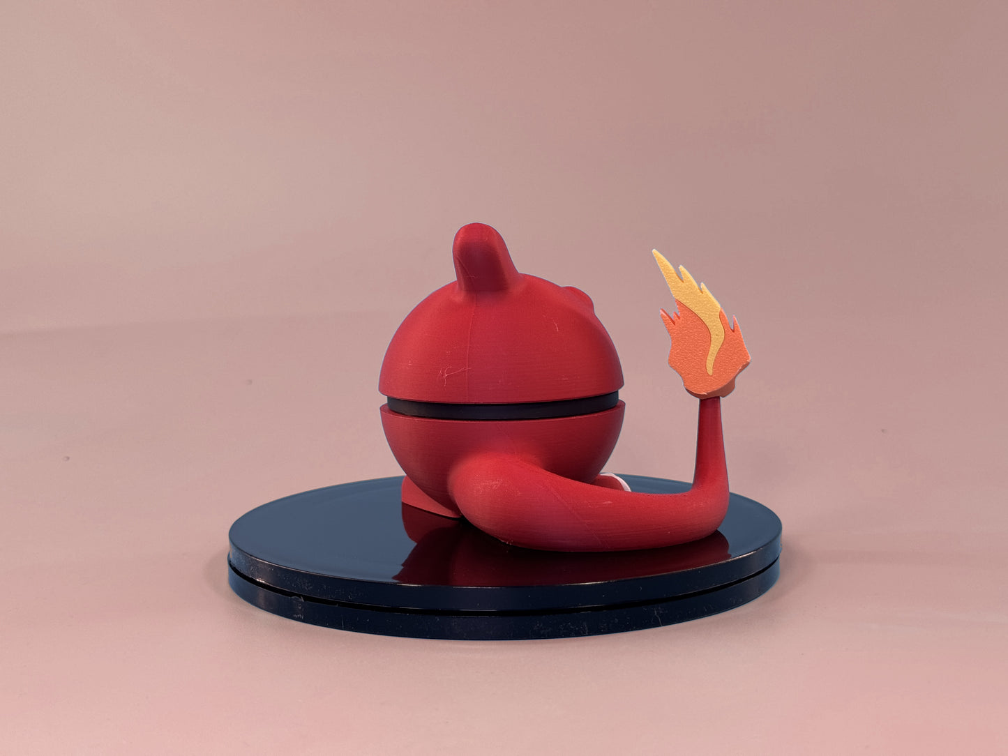 Charmeleon Inspired Ball back view