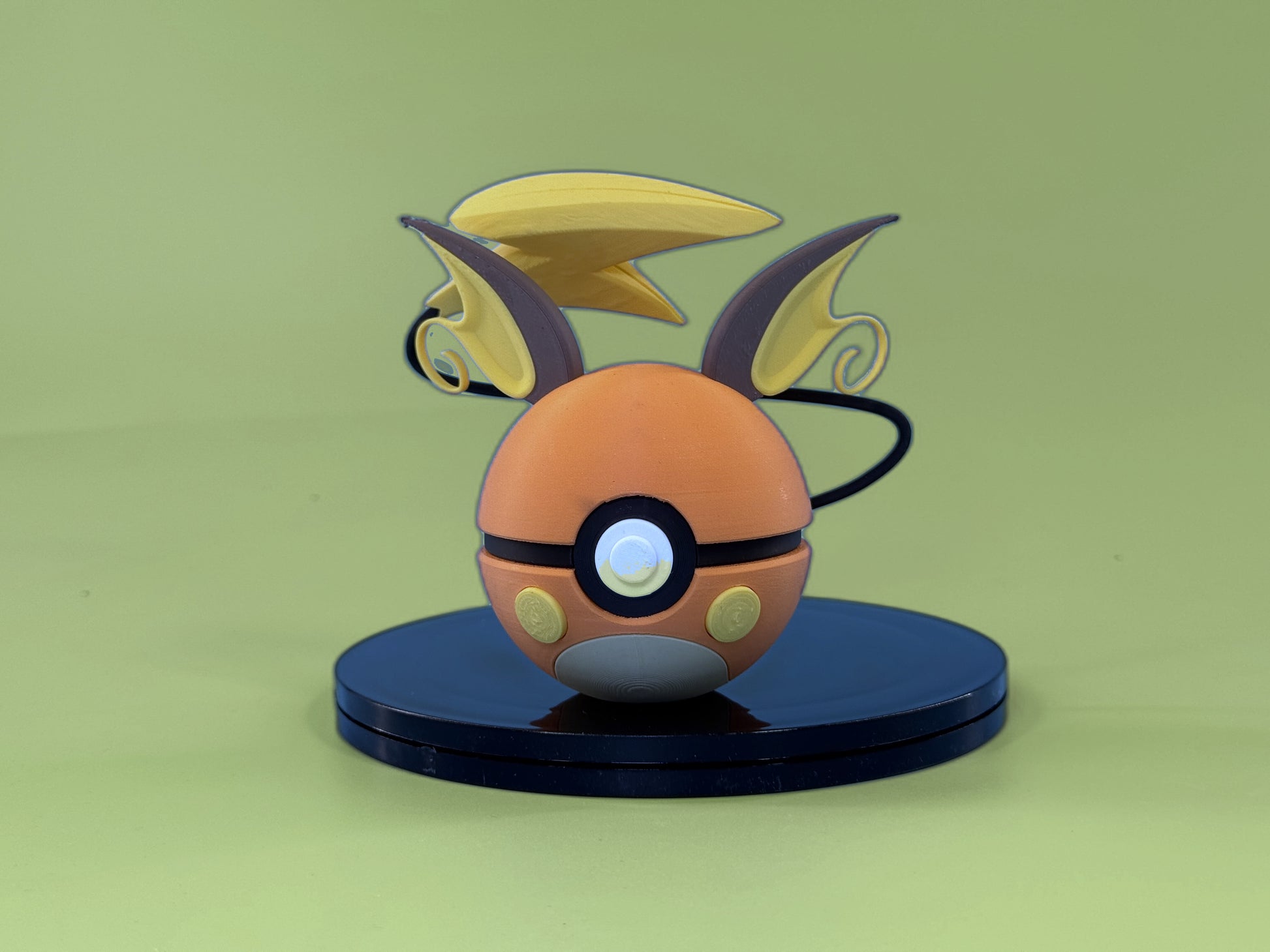 Raichu Inspired Ball - Front View