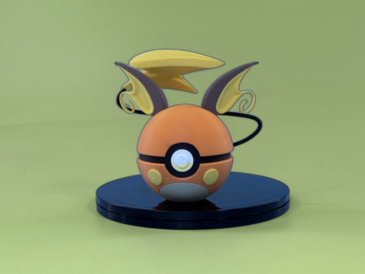 Raichu Inspired Ball - Front View