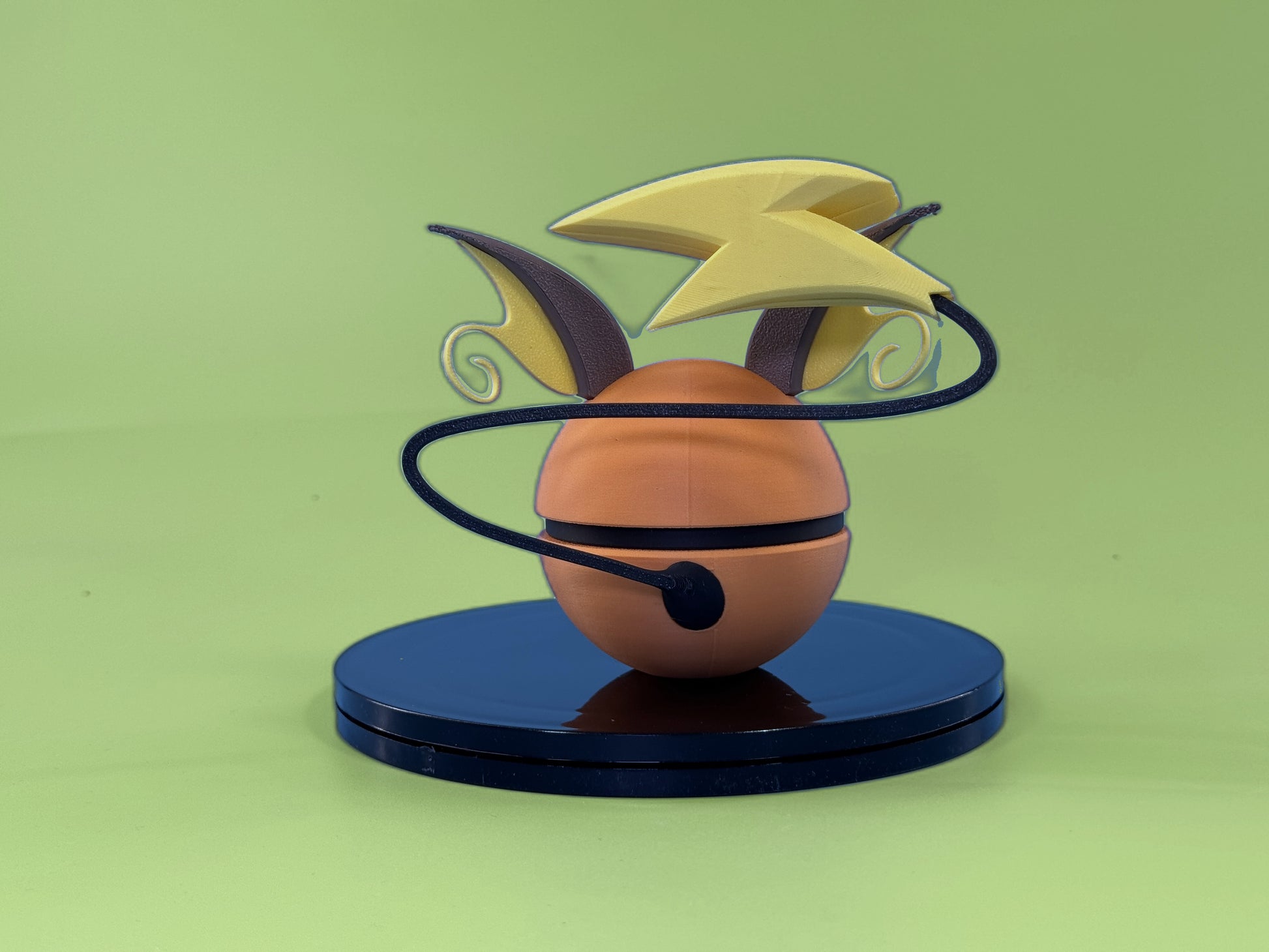Raichu Inspired Ball - Back View