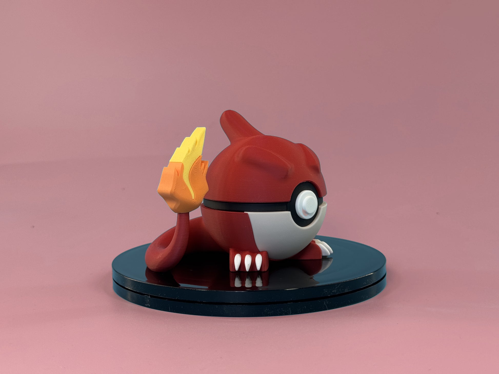 Charmeleon Inspired Ball side view