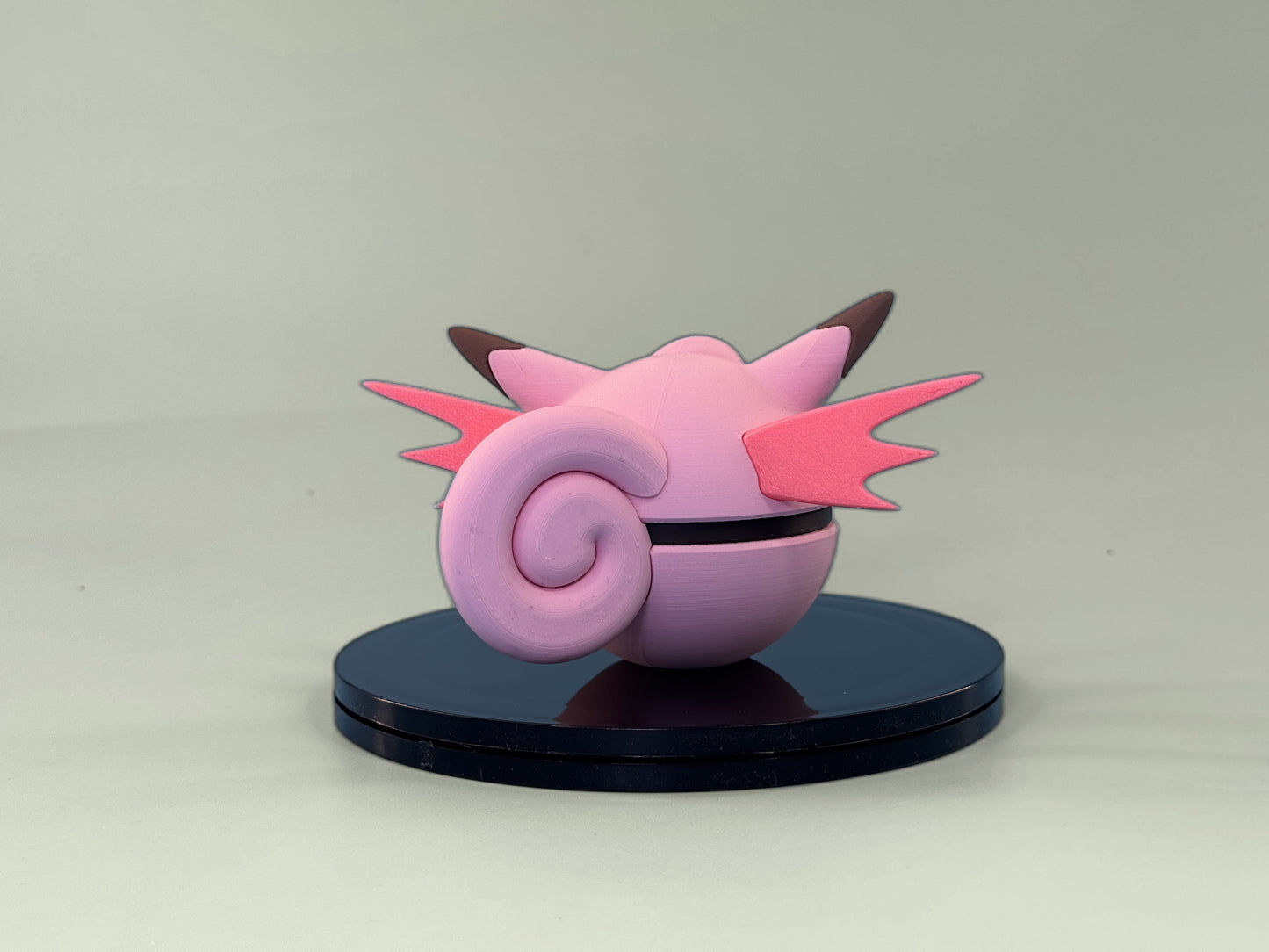 Clefable Inspired Ball - back view