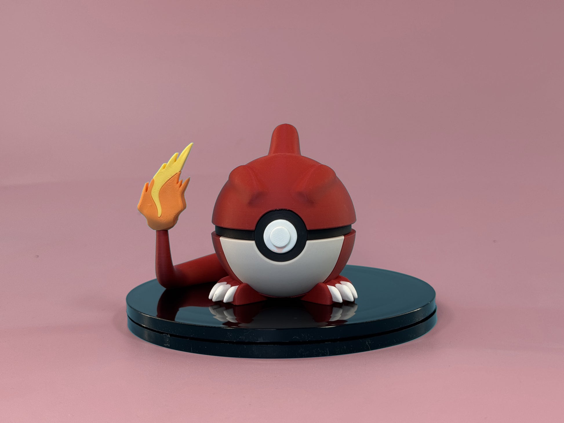 Charmeleon Inspired Ball front view