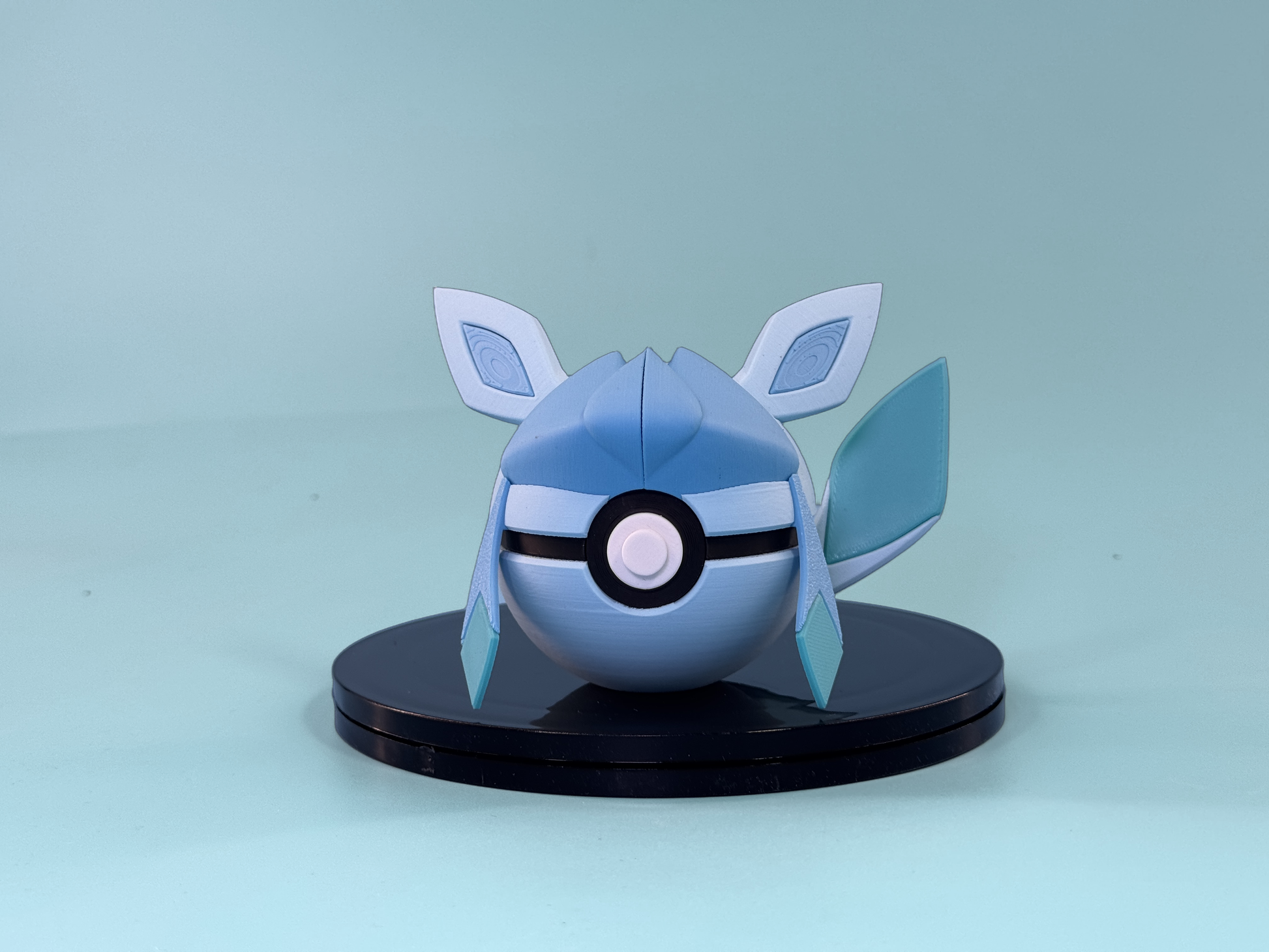 Glaceon Inspired Ball - back view