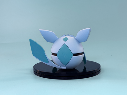 Glaceon Inspired Ball - front view
