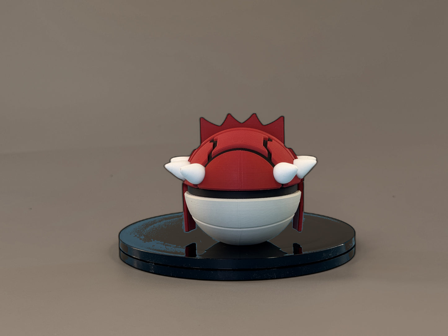 Groudon Inspired Ball - back view