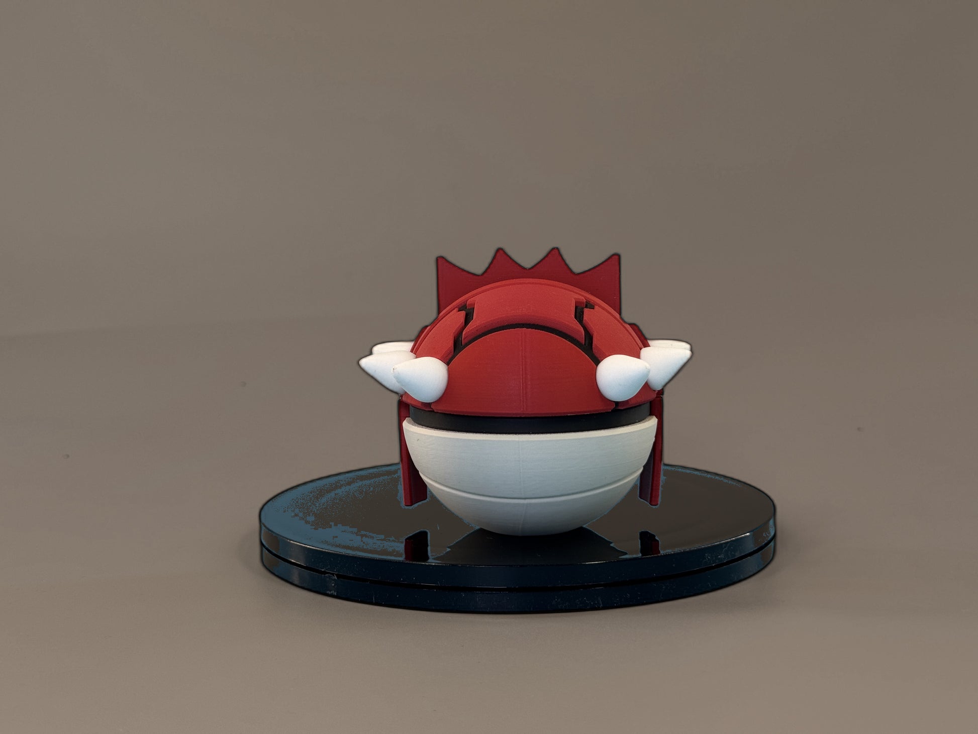 Groudon Inspired Ball - back view