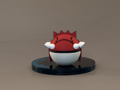 Groudon Inspired Ball - back view