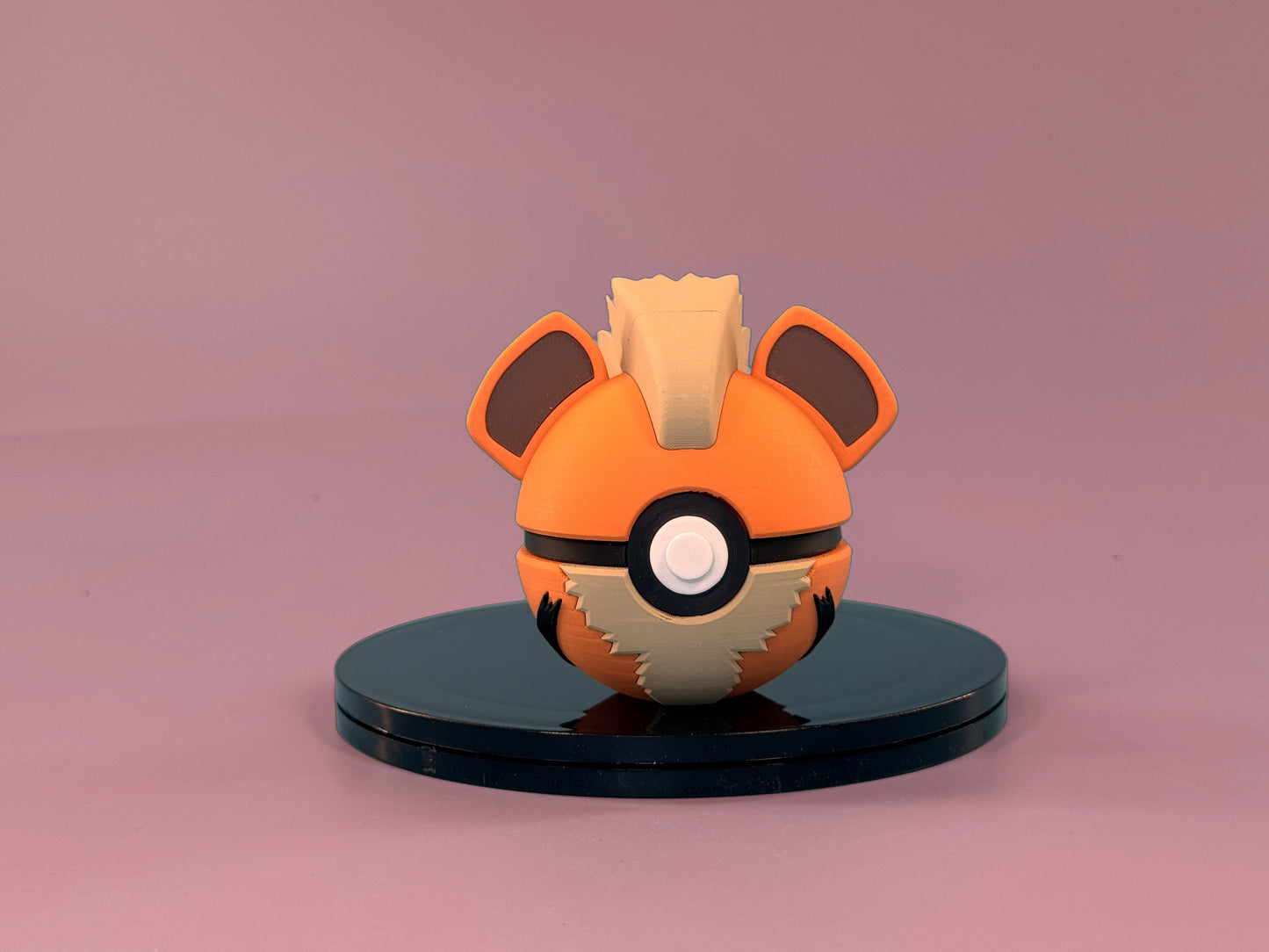 Growlithe Inspired Ball - Back View