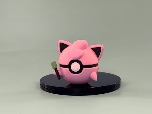 Jigglypuff Inspired Ball - Front View
