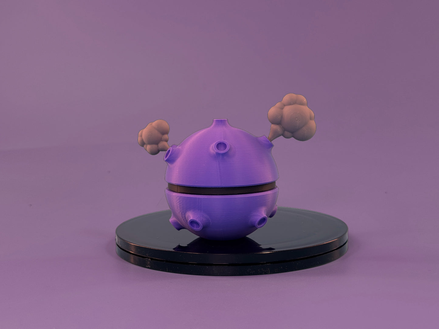 Koffing Inspired Ball - Back View