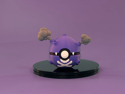 Koffing Inspired Ball - Front View