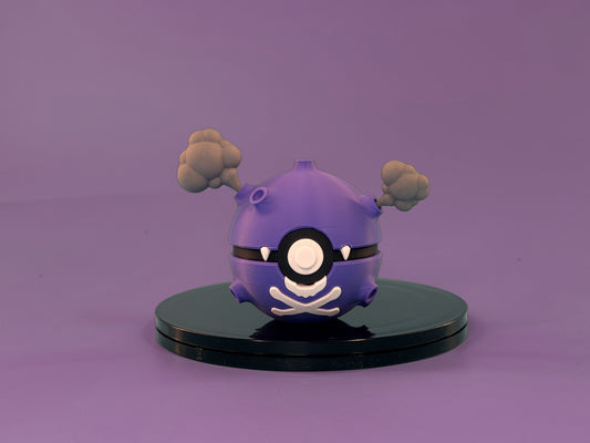 Koffing Inspired Ball - Front View