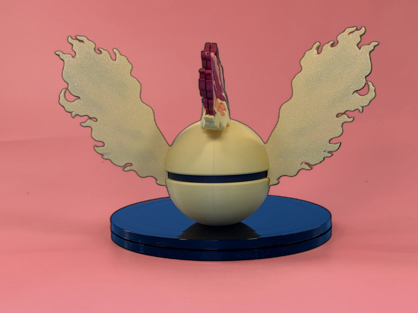 Moltres Inspired Ball - Back View