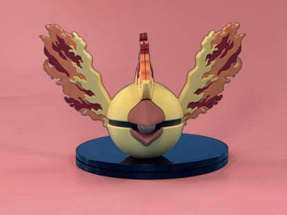 Moltres Inspired Ball - Front View