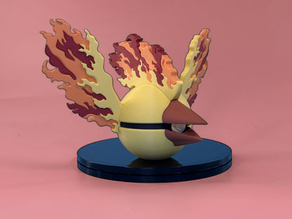 Moltres Inspired Ball - Side View