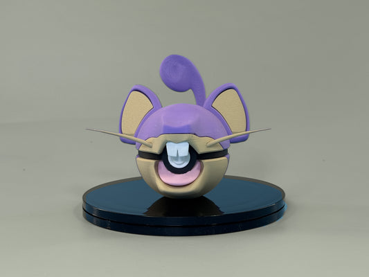 Rattata Inspired Ball - Front View
