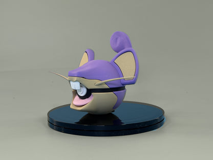 Rattata Inspired Ball - Side View