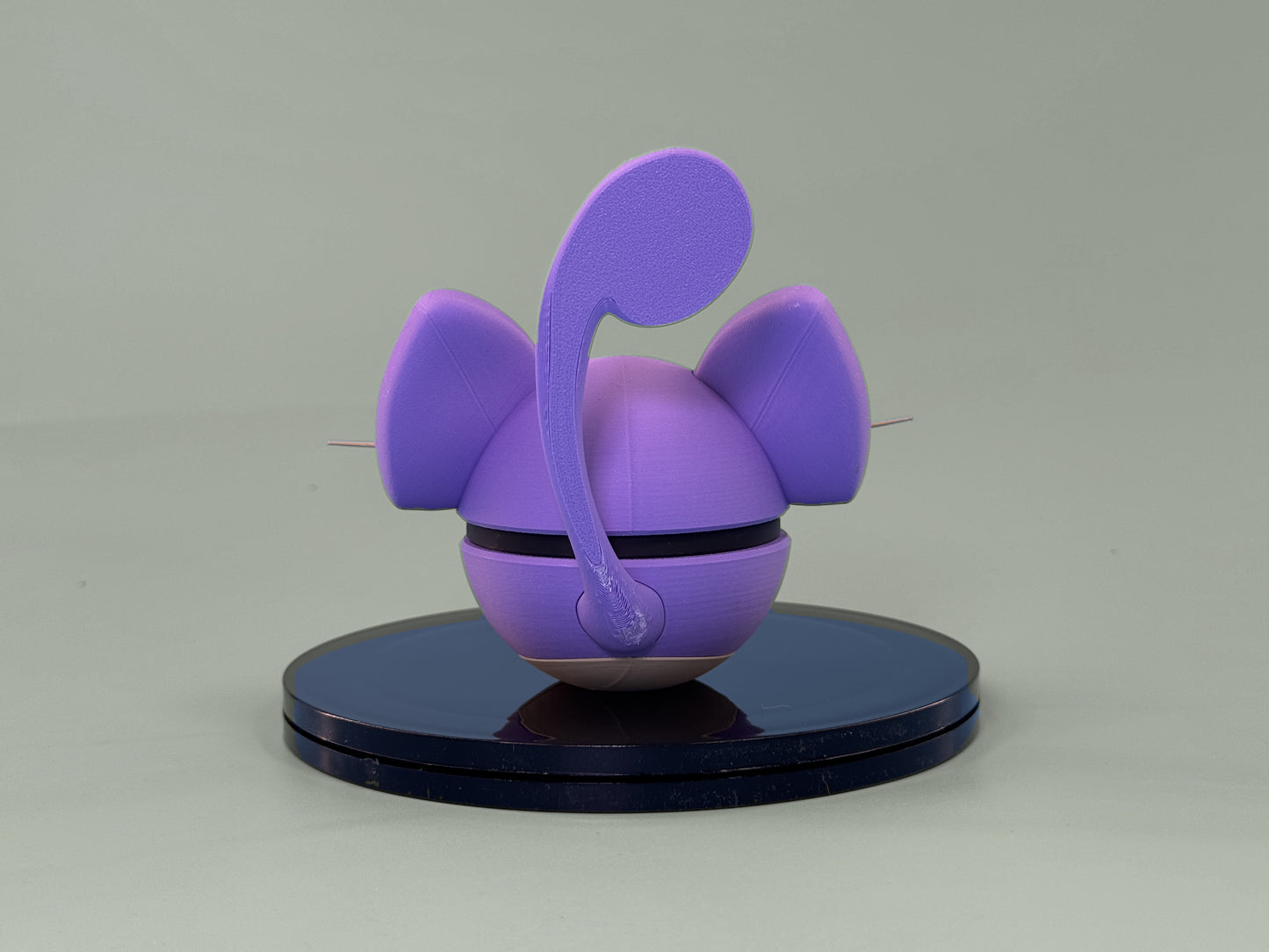 Rattata Inspired Ball - Back View