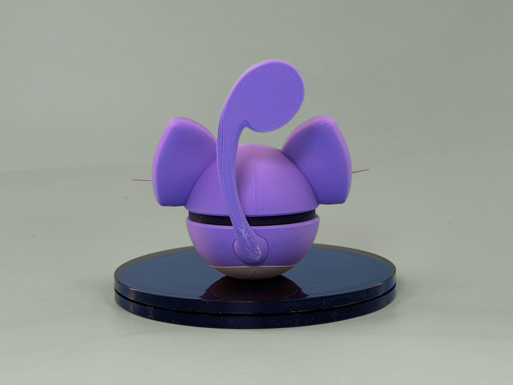 Rattata Inspired Ball - Back View