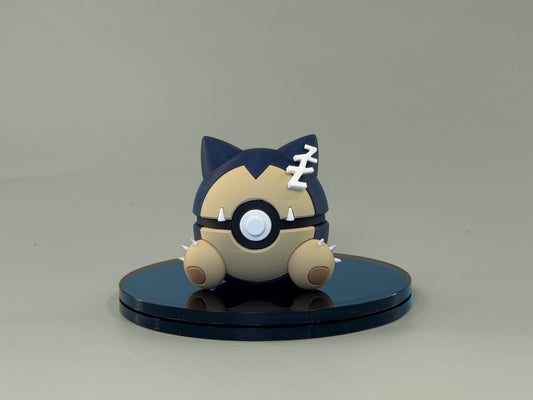 Snorlax Inspired Ball - Front View